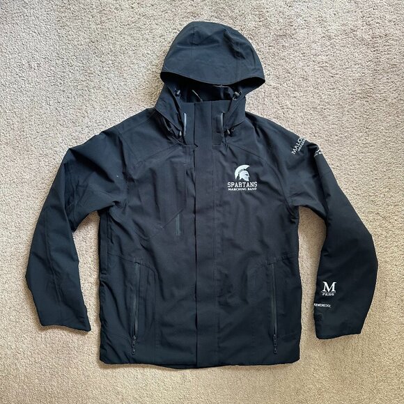 Eddie Bauer Jacket Mens Medium First Ascent Weatheredge Plus Spartans Marching - Picture 1 of 16
